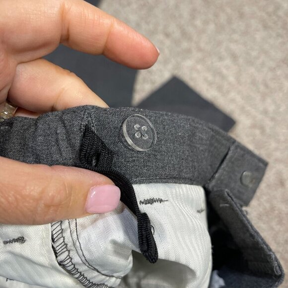 2 Pair Toddler Boy's Dress Pants Chaps Grey Size 5T Adjustable Waist - Picture 5 of 7